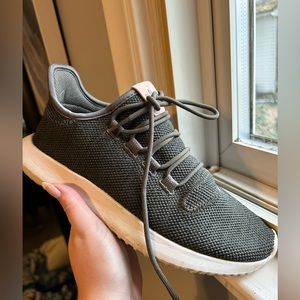 Dark Green Adidas Tubular Shoes